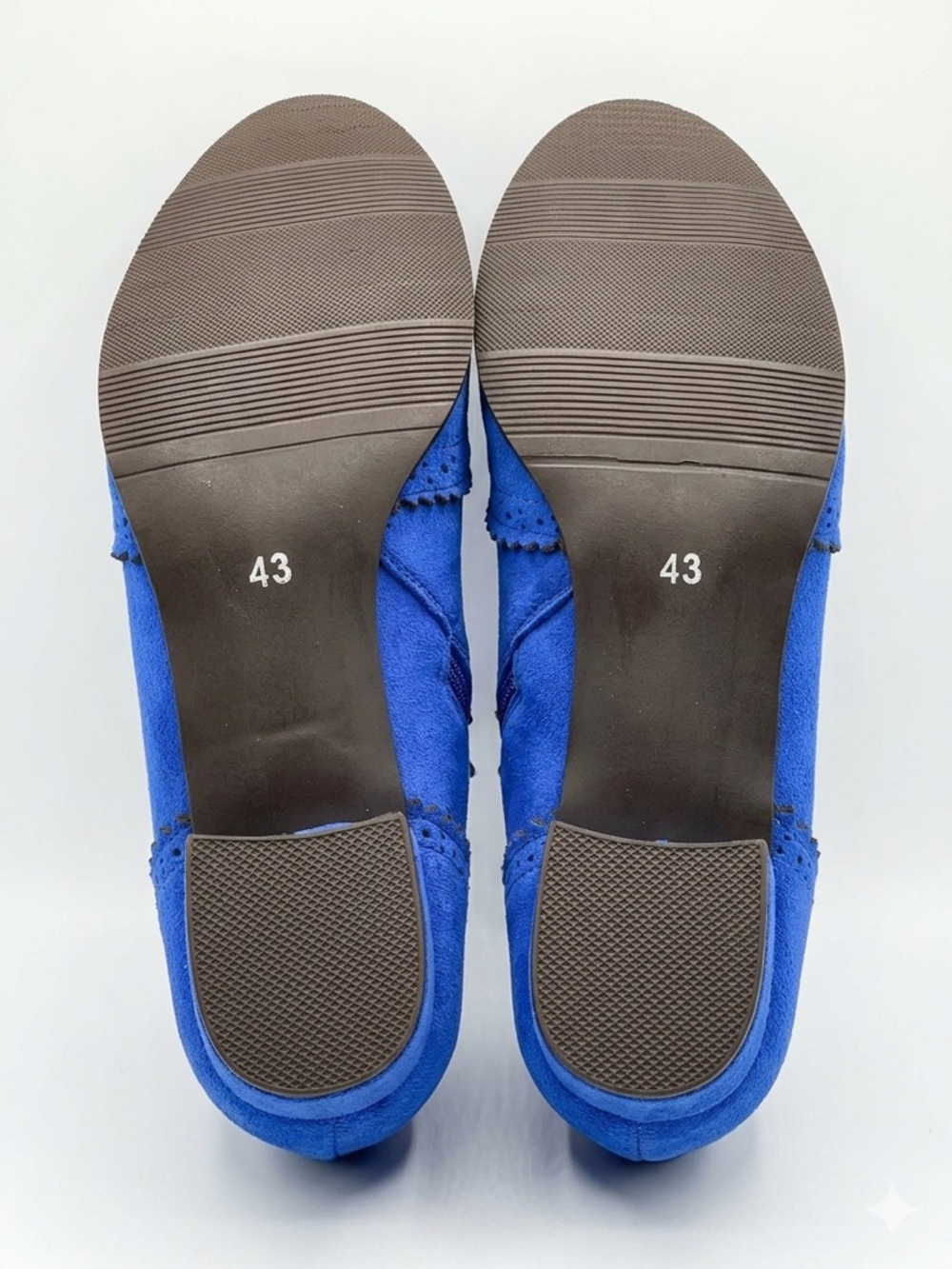 Blue Suede Ankle Boots - Picture 6 of 6